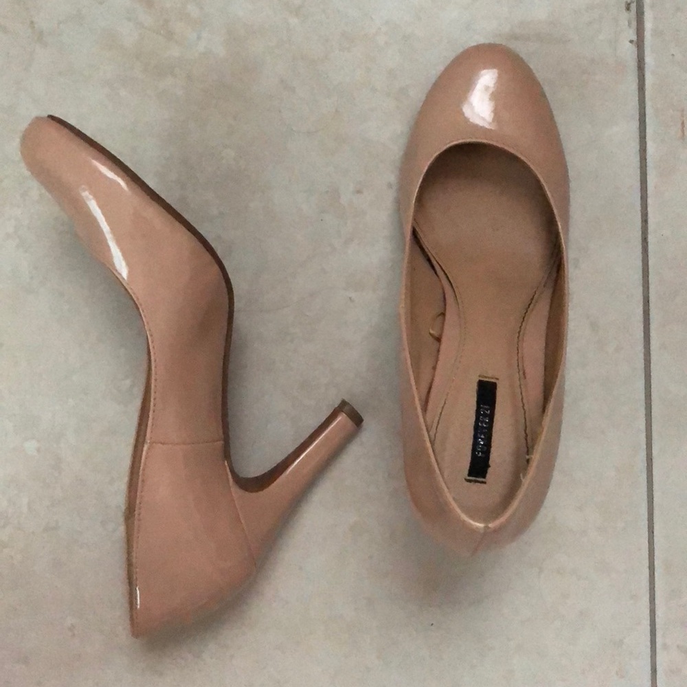 Forever 21 Nude patent heels